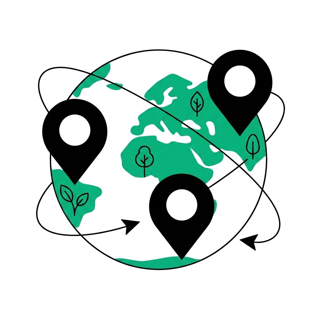 Ilustración de ecosistema digital 360